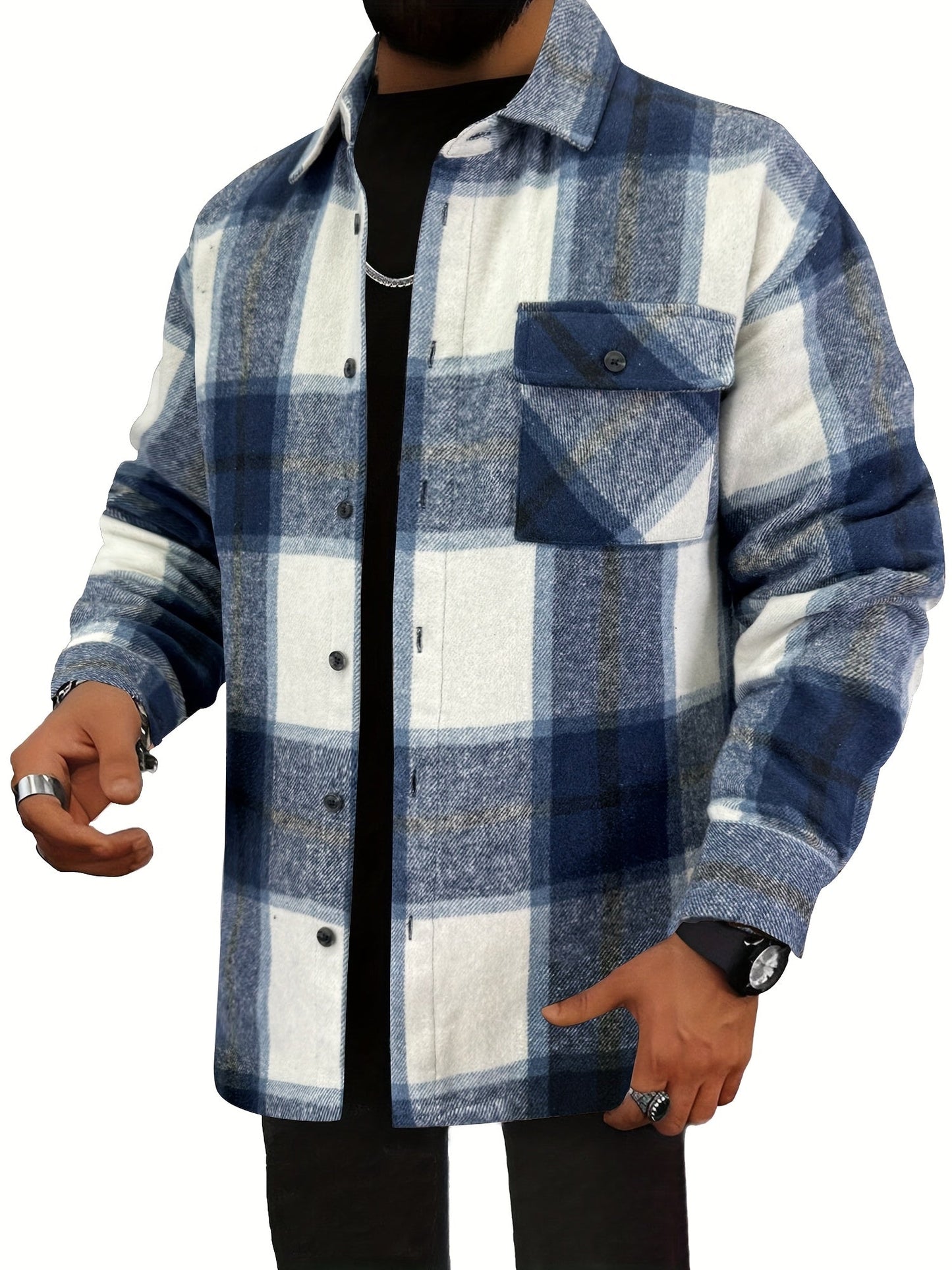 Unisex's Plaid Shirt - Short Sleeve 069925