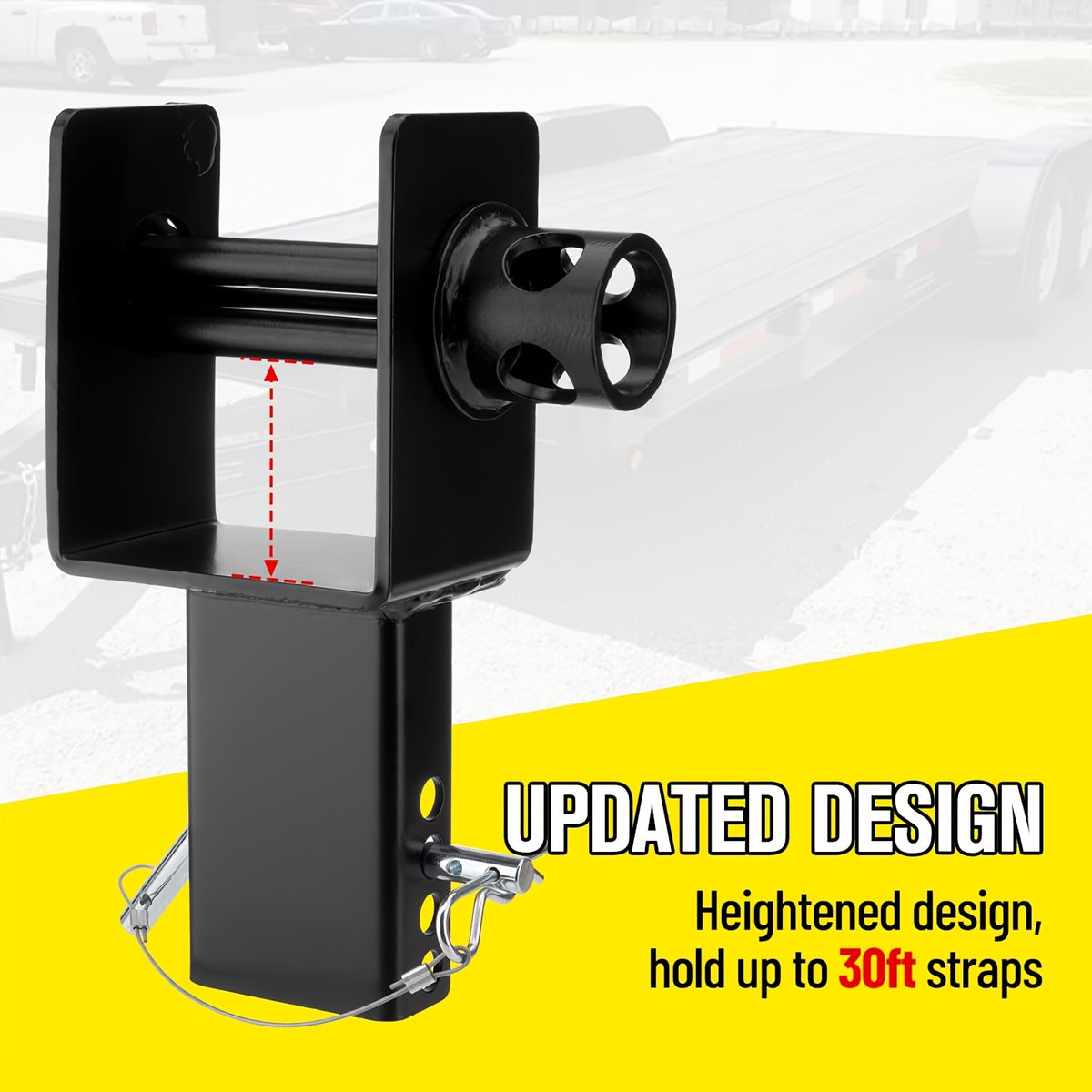 2 Pack Trailer Stake Pocket Winch Flatbed Utility Capacity# 16200 Lbs Capacity And 5400 LBS Load Limit