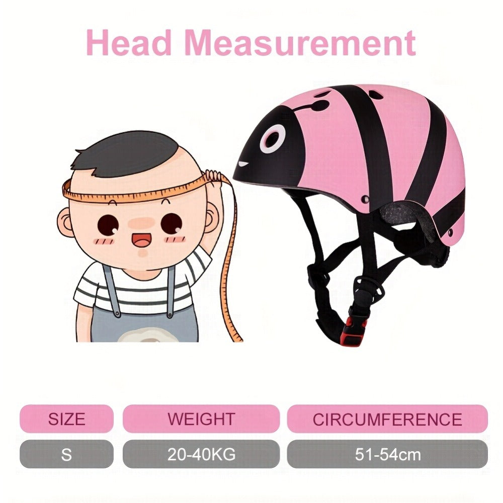 Kids Bike Helmet & Protective Gear Set 7-Piece for Ages 2-8 Boys Girls Adjustable Helmet Knee Elbow Wrist Pads for Cycling Skating Scooter Birthday Gift