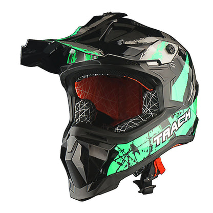 Adult Motorcycle Helmet ATV Dirt Bike Helmet Track Style