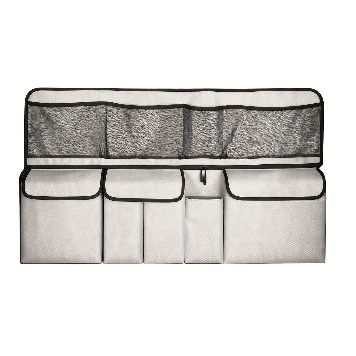 QIANKUNBAG Car Trunk Organizer, Large Capacity Vehicle Backseat Hanging Storage Bag with 9 Pockets, Space Saving Auto Seat Back Cargo Organizing Additions, Universal for SUV, Truck, Van
