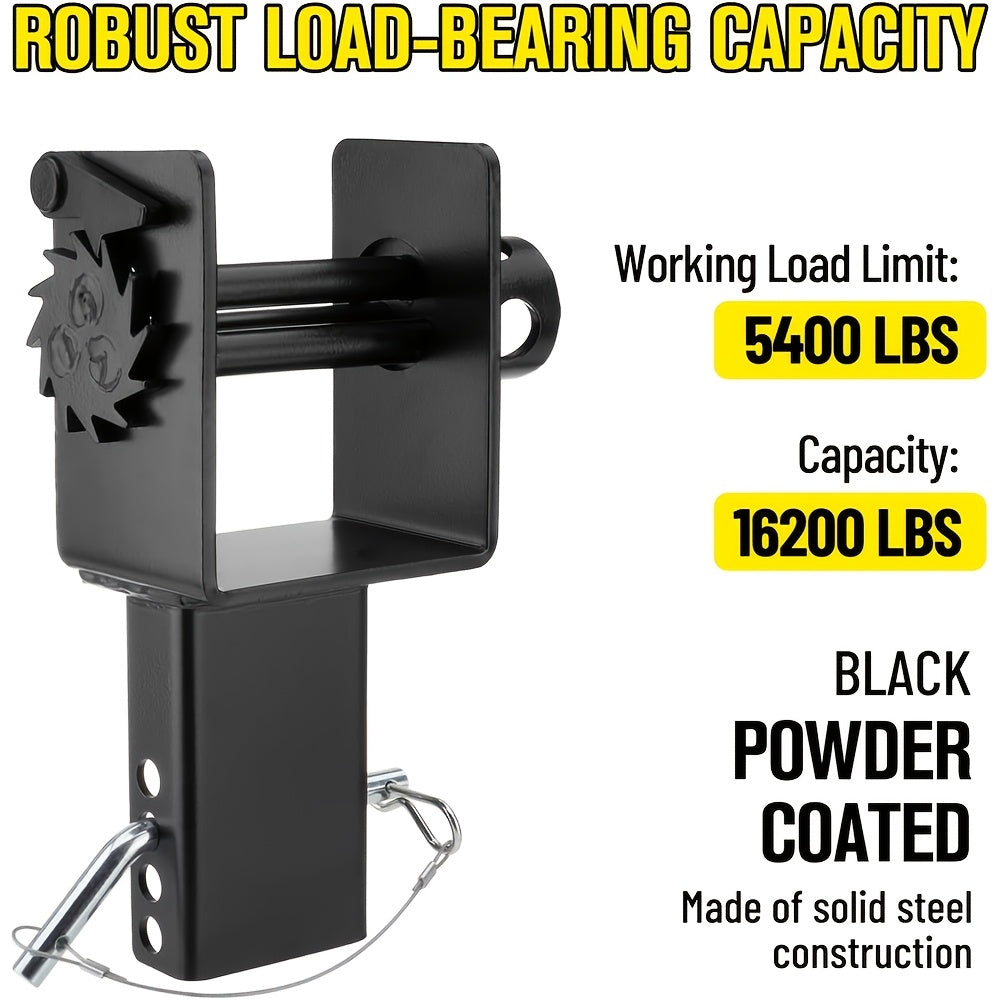 2 Pack Trailer Stake Pocket Winch Flatbed Utility Capacity# 16200 Lbs Capacity And 5400 LBS Load Limit