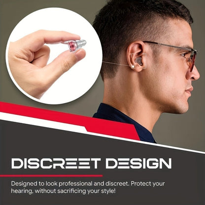 High Fidelity Earplugs for Concerts Musicians 24dB Noise Reduction – Advanced Filter Technology Ear Protection for Music Festivals, DJs, Nightclub, Drummers, Professional Work and Industrial Use