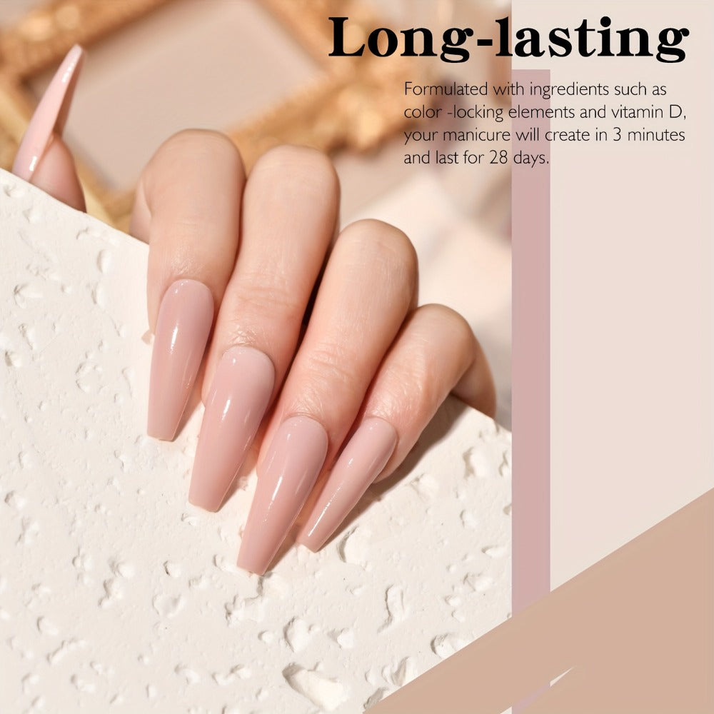 Nude Dipping Powder Set 6 Colors Light Beige Brown Neutral Shades Odorless Acrylic Nail Powder for French Manicure 3D Nail Art Extensions Carving No Lamp Gift for Women
