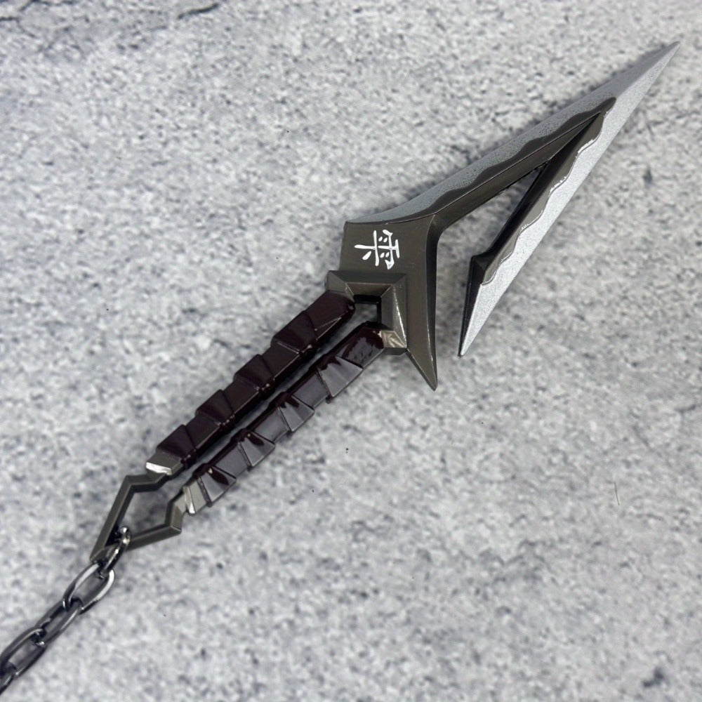 Ninja Kunai Cosplay Prop Safe No-Sharp Edges 25in – Anime Shuriken Katana Samurai Sword Toy, Japanese Ninja Star Knife for Kids & Adults Halloween Cosplay Naruto Demon Slayer Gift