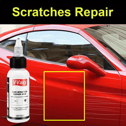 Car Scratch Remover Kit – Paint Scratch Repair Wax with Sponge & Towel, Deep Scratch Polish for All Vehicles