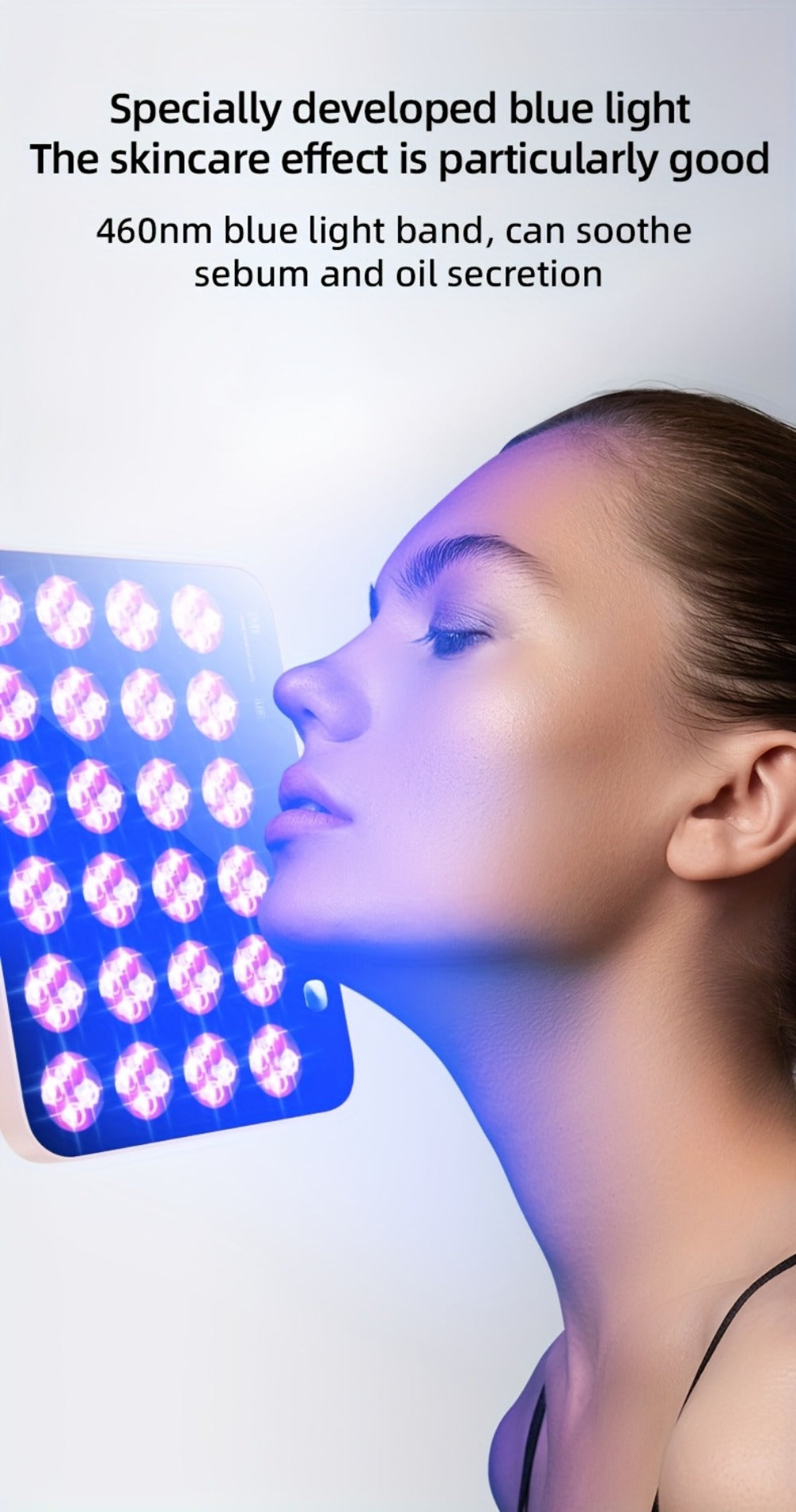 LED Light Therapy Device for Face & Body with Stand - Home Spa