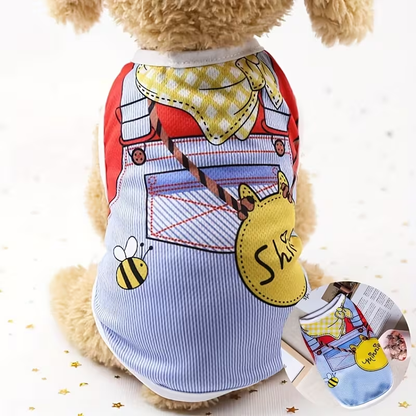 Dog Vest Lightweight Windproof Thermal Shirt for Small Dogs – Fashion Pet Costume for Teddy Bichon Pomeranian, Spring Summer Fall Dog Clothes, 2-Pack & 6-Pack Holiday Gift Set