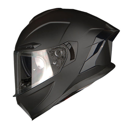 Full Face Motorcycle Helmet DOT Approved – Dual Visor Anti-Fog Pinlock Shield, Street Bike Adult Helmet with Sun Inner Shield, Aerodynamic Thermoplastic Shell, S/M/L/XL
