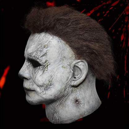 Scary Halloween Mask for Adults – Original Realistic Horror Full Face Mask for Cosplay, Prom, Haunted House & Halloween Party Costume, Maximum Scare Factor, Great Horror Gift