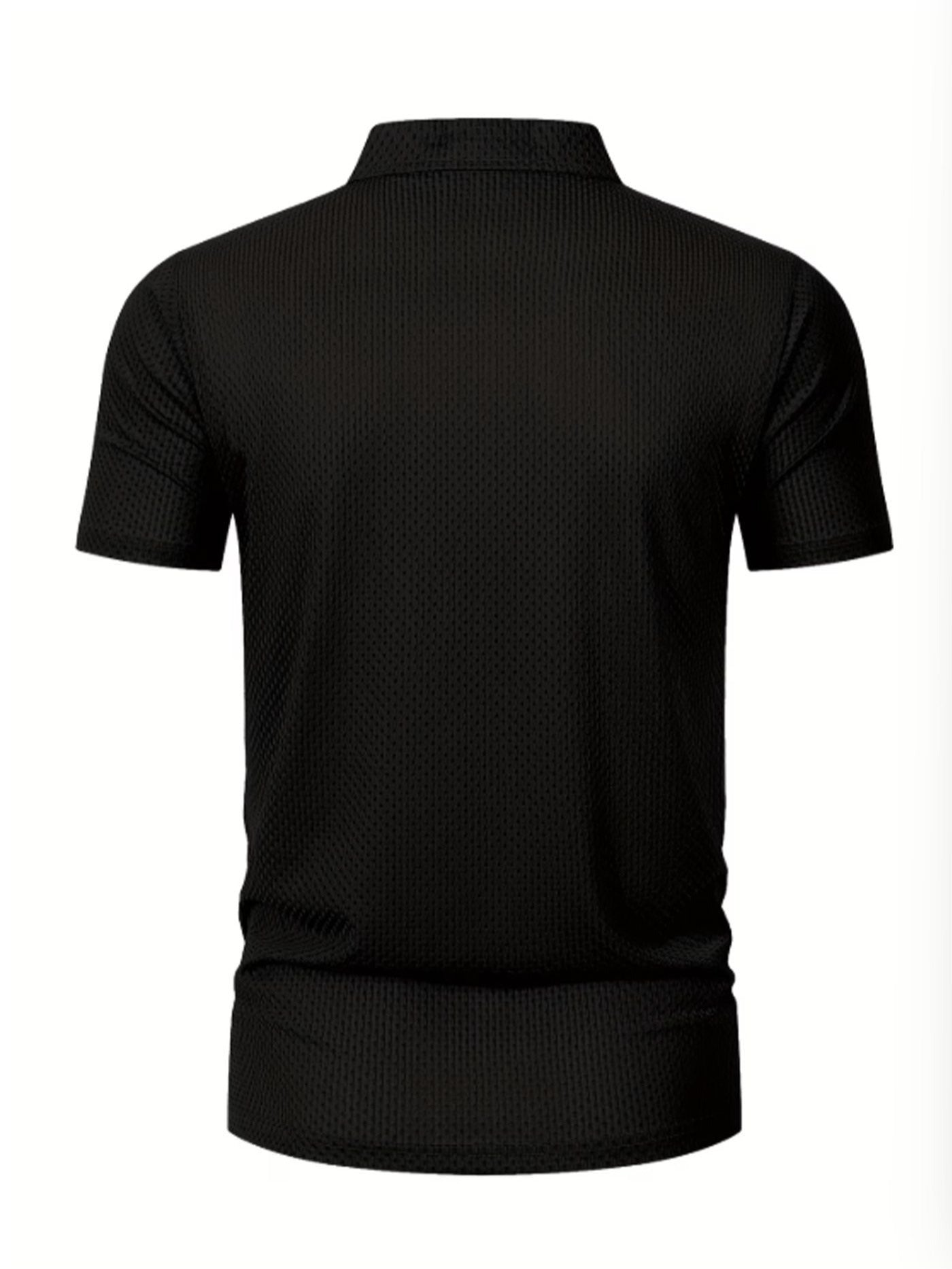 Men's Solid Color Shirt - Short Sleeve 770021