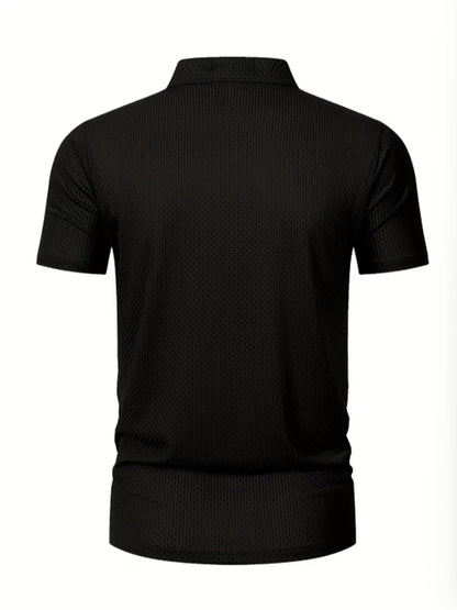 Men's Solid Color Shirt - Short Sleeve 770021