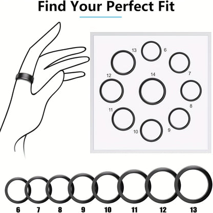 Waterproof Smart Ring – Sleep & Fitness Tracker for Men Women