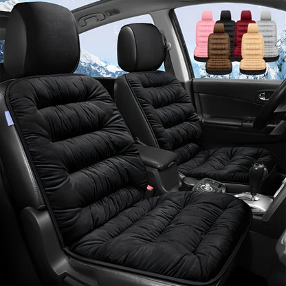 Memory Foam Car Seat Cushion with Storage Bag, Anti-Slip Rubber Bottom Driver Seat Backrest Pad, Single Seat Vest-Style Comfort Cushion for Car, Available in Red Beige Black