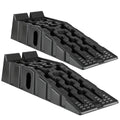 7Ton 5Ton Ramp Vehicle Ramp Pair - Ideal for Stress-Free Home Garage Maintenance - Reduces Slippage - Works with Low Clearance Vehicles - 16, 000lbs/10, 000lbs GVW Capacity - Extra-Wide Design