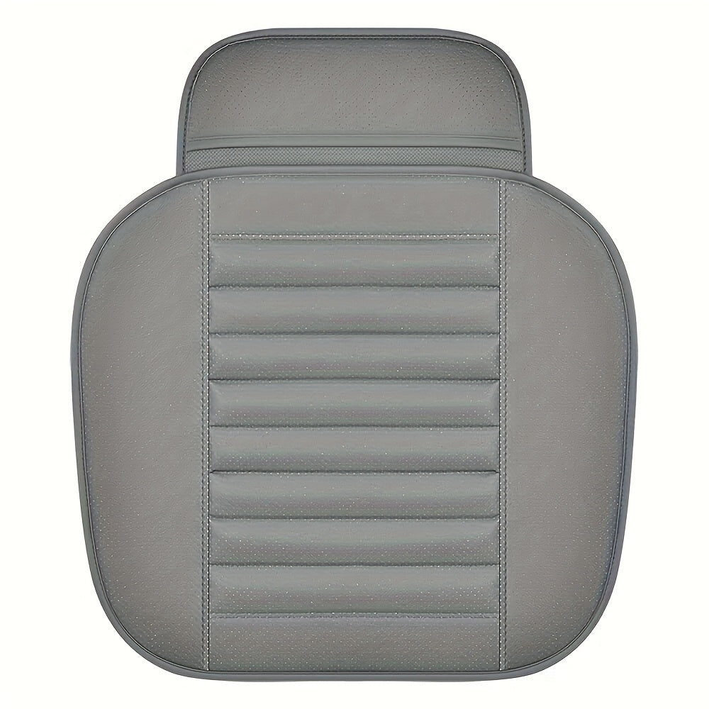 2pcs Front Seat Pads with Non-Slip Rubber Base, Breathable No-Back Design for Long-Lasting Comfort, Universal Fit for All Seasons