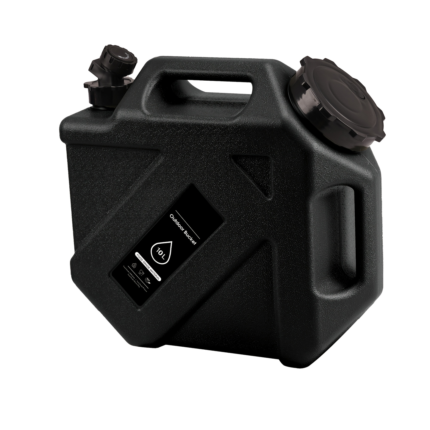 Water Storage Container with Spigot 2 Handles BPA Free PVC Collapsible Water Jug for Camping Outdoor RV Hiking Emergency Survival Portable Water Tank 3.2Gal 5Gal 2.6Gal Multi-Color Options