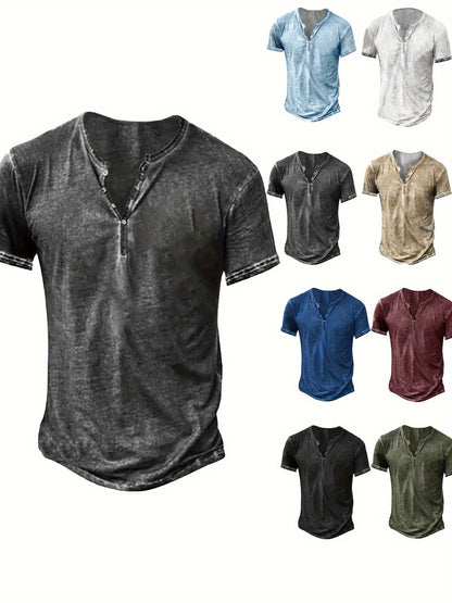 Unisex's Solid Color Performance T-Shirt - Short Sleeve 800357