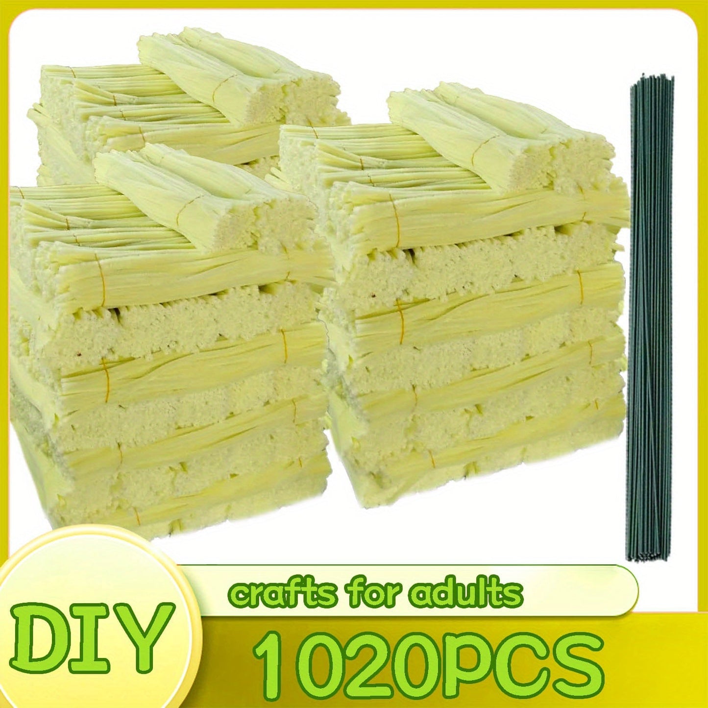 Pipe Cleaners 1020pcs Chenille Stems 20 Colors – Upgraded Thick Fuzzy Sticks with Patterned Rods for Kids Adults Teachers, DIY Arts & Crafts Supplies Bulk Set Birthday Christmas Gift