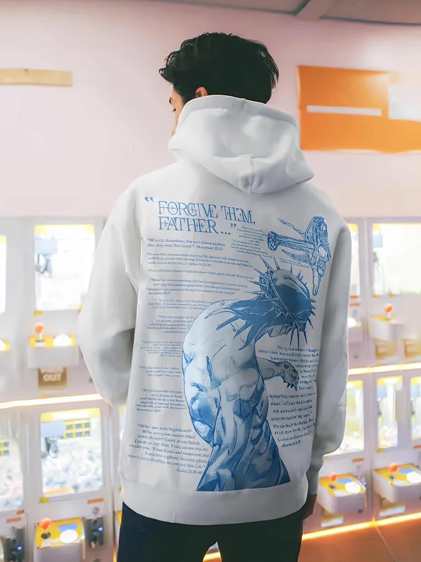 Men's Relaxed Fleece Graphic Hoodie