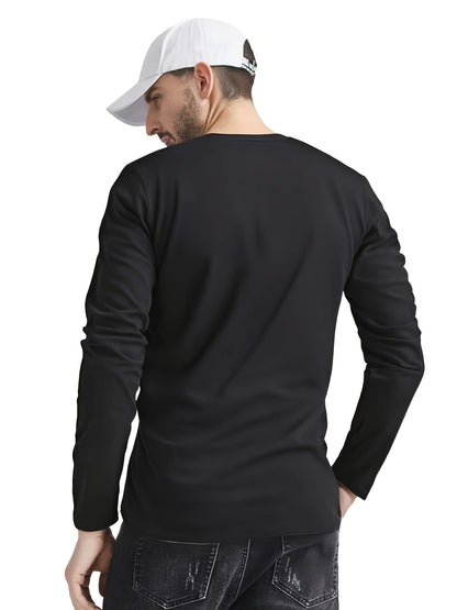 Men's Graphic Print T-Shirt - Crew Neck