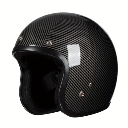 Crownracing Motorcycle Helmets 3/4 Open Face Helmet