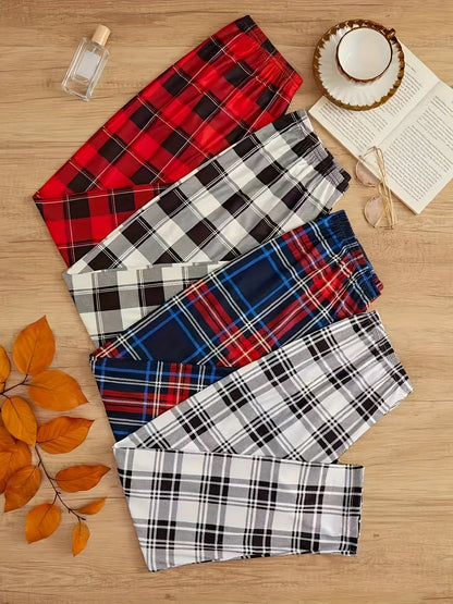 Men's Pajama Pants - Plaid Style 558117