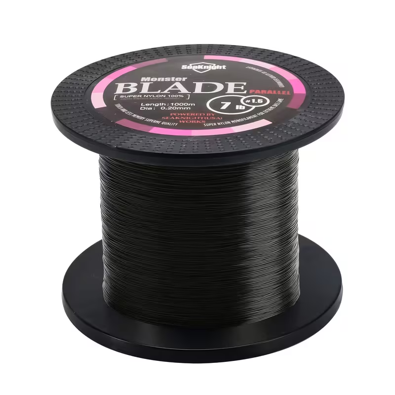 Monofilament Fishing Line 1000M / 1093Yds – Nylon Mono Line for Freshwater & Saltwater, 2-35LB, Black & White