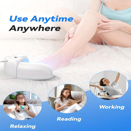 Nail Fungus Laser Treatment Device FDA Cleared - Blue Light 470nm & Infrared 910nm, 3/5/10 Min Timer, Toenail Fingernail Onychomycosis Cleaner Therapy Tool