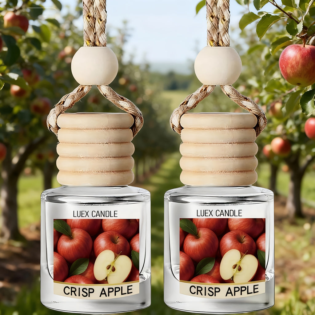 Car Air Freshener Diffuser 2 Pack Hanging Air Freshener Diffuser - Vanilla Cream Fragrance Oil Air D Iffuser For Car, 45+ Days Long Lasting Fragrance