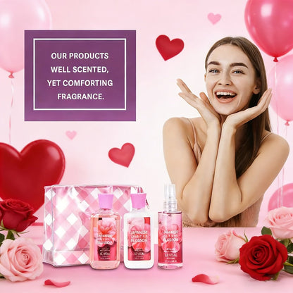 Vanilla Bath & Body Care Gift Set for Women – Shower Gel 3oz + Body Lotion 3oz + Body Mist 3oz | Moisturizing, Refreshing & Deodorizing Spa Gift for Mom, Wife, Sister or Girlfriend
