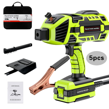 Portable ARC Welder 110V IGBT Inverter – 6-Level Adjustable Current 20-120A, Handheld MMA Stick Welder with Auto Protection, Remote Control & Full Accessories