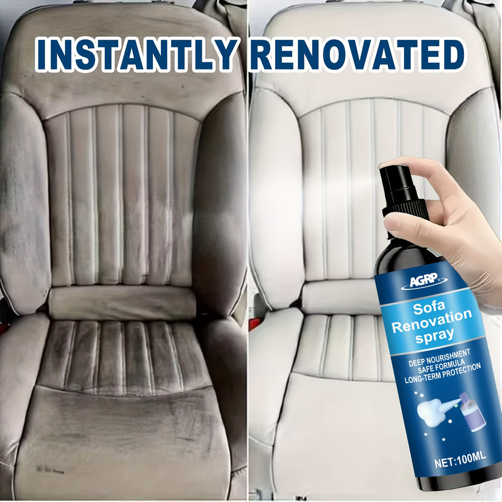 Multi-Purpose Car Renovator - Universal for Interior, Plastic, Fabric, Seats, Large Capacity + Long-Lasting Protection, Easy to Use