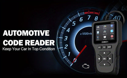 OBD2 Scanner Diagnostic Tool with 35,901 DTC Library – Check Engine Code Reader, I/M Readiness, Mode 6 & 8, Live Data, O2 Sensor Test, Battery Voltage, Compatible with 98% OBDII Vehicles Since 1996, 10 Languages