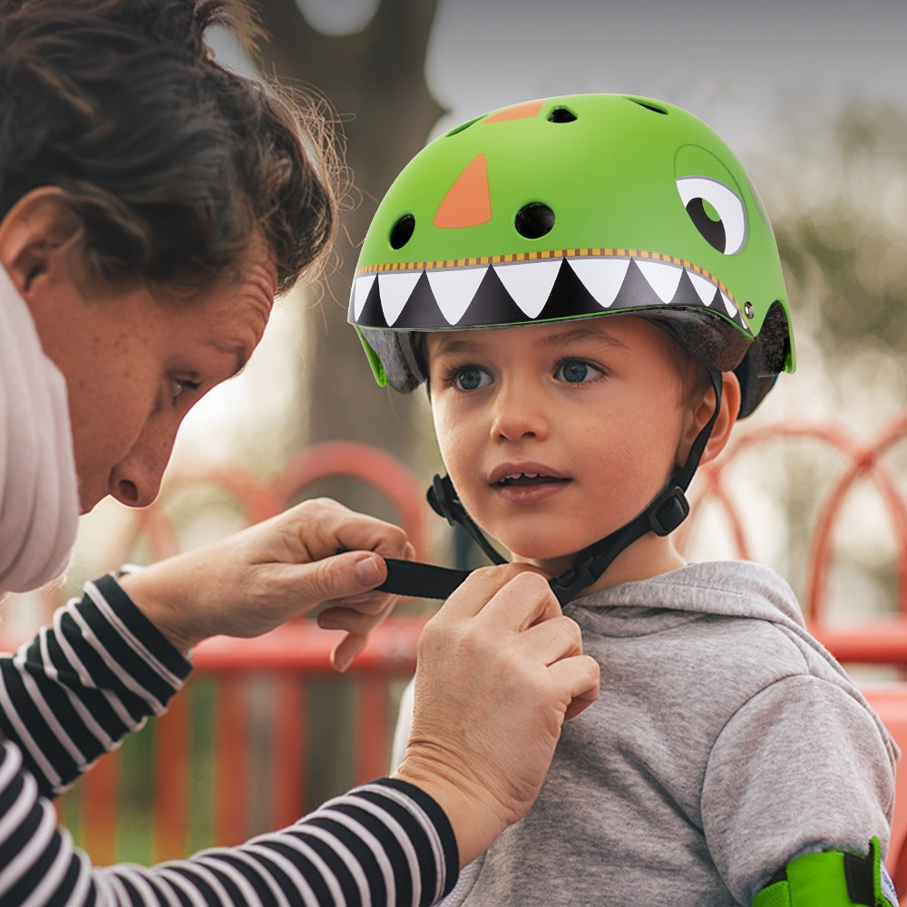 Kids Bike Helmet with Knee and Elbow Pads – Adjustable Protective Gear Set for Ages 5-14, Lightweight 350g with Ventilation, for Bike Scooter Roller | Best Safety Gift for Boys and Girls