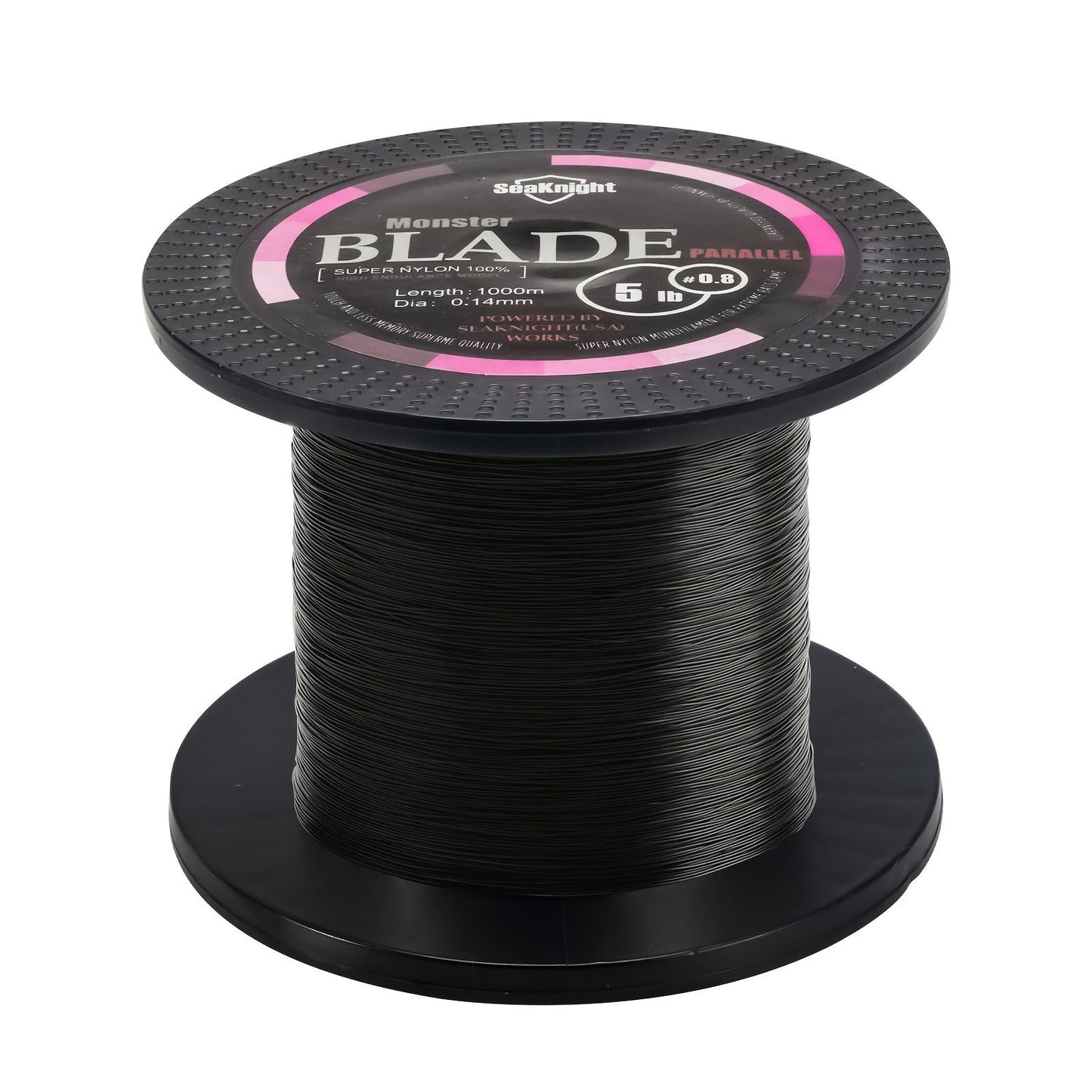 Monofilament Fishing Line 1000M / 1093Yds – Nylon Mono Line for Freshwater & Saltwater, 2-35LB, Black & White