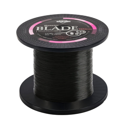 Monofilament Fishing Line 1000M / 1093Yds – Nylon Mono Line for Freshwater & Saltwater, 2-35LB, Black & White