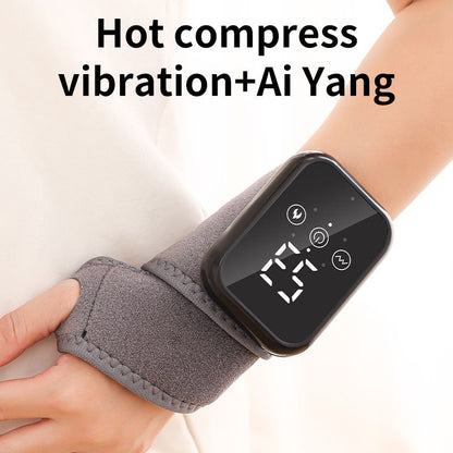 Hand Massager with Heat Vibration Wrist Guard Carpal Tunnel Relief