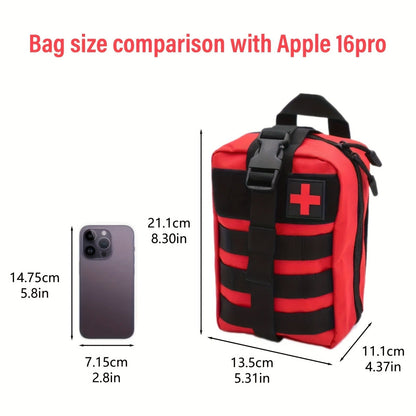 379-Piece First Aid Kit – Complete Emergency Safety Supplies for Home, Outdoor Hiking, Camping & Survival