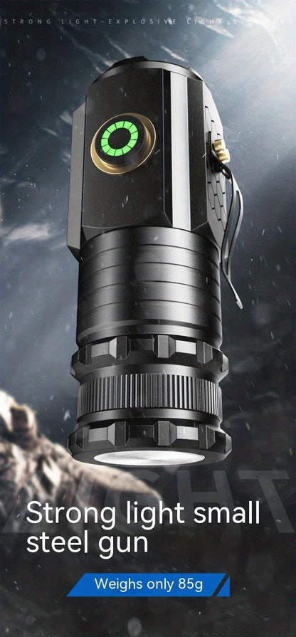 Magnetic LED Flashlight, 3000 Lumen Super Bright Rechargeable Torch with Strong Magnet Base, 300M Long Range Flood Beam for Outdoor, Camping, Household & Emergency Use