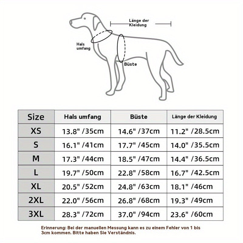 Dog Jacket for Small Breeds – Windproof Warm Pullover Coat with Reflective Stripes, Woven Fabric, Machine Washable Pet Outerwear for Spring & Fall, Colors: Light Brown & Black, Sizes XS–3XL