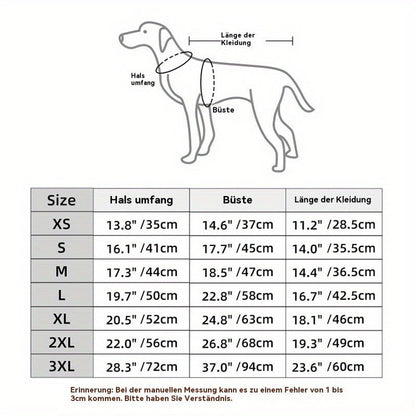 Dog Jacket for Small Breeds – Windproof Warm Pullover Coat with Reflective Stripes, Woven Fabric, Machine Washable Pet Outerwear for Spring & Fall, Colors: Light Brown & Black, Sizes XS–3XL