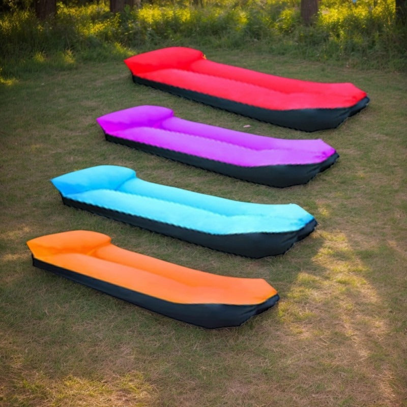 Portable Inflatable Sofa & Air Lounger Chair – Heavy Duty Single Outdoor Recliner, Quick Inflation & Deflation, Lightweight & Compact for Camping, Beach & Backyard – 3 Color Options