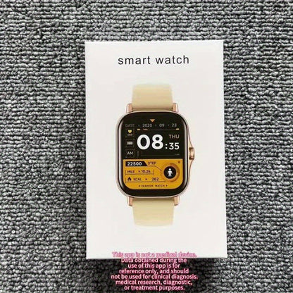 Bluetooth Calling Smartwatch with 1.83" Full Touch Screen, Multiple Sport Modes, Music Control & Sedentary Reminder – Fitness Tracker Watch Compatible with Android & iPhone for Men and Women, Dual Strap