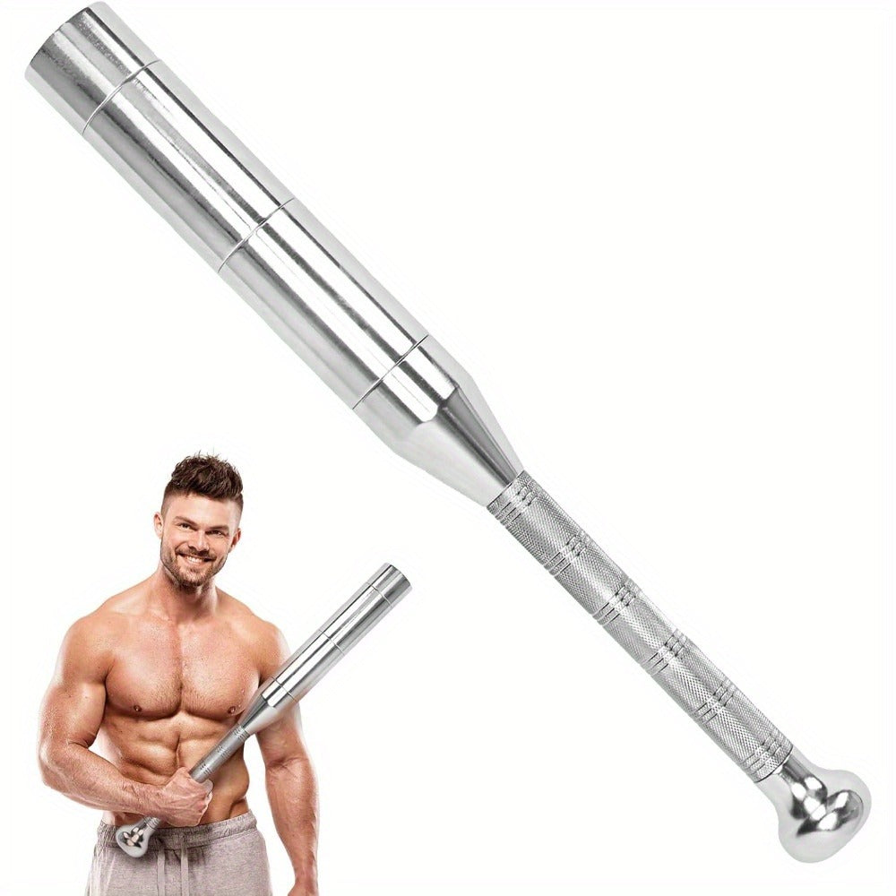 Adjustable Steel Club Bell Macebell Indian Club 6.5-17.5LB Strength Training Grip Power Workout for Men & Women