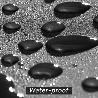Leatherette Pool Table Cover 7 8 9FT Waterproof Tearproof Billiard Table Protector with Leg Cutouts Scratch-Resistant Easy-Clean Protective Cover Black