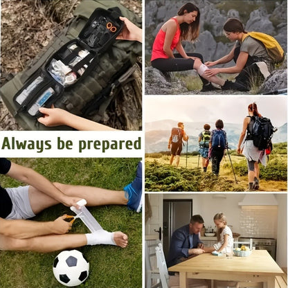 Survival Gear Kit Emergency Tool Set – Outdoor Multifunctional Camping Axe, Survival Shovel & Flint Fire Starter, 12pcs Basic or 158pcs Full Kit for Hiking, Hunting, Earthquake & Outdoor Adventures