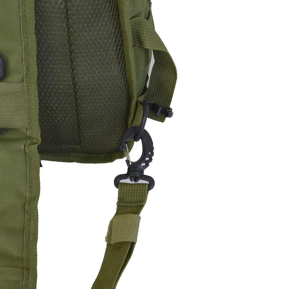 Tactical Chest Bag – Single Shoulder Crossbody Sling Pack for Hiking, Patrol & Outdoor EDC, Adjustable Strap, Multi-Pocket