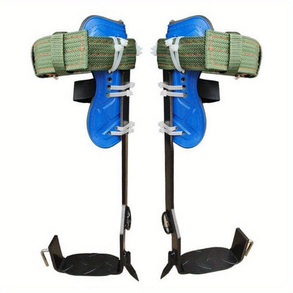 Tree Climbing Spikes Gear Set with Ankle Straps Portable Climbing Tools for Tree Maintenance Fruit Harvesting Hunting Observation Outdoor Work