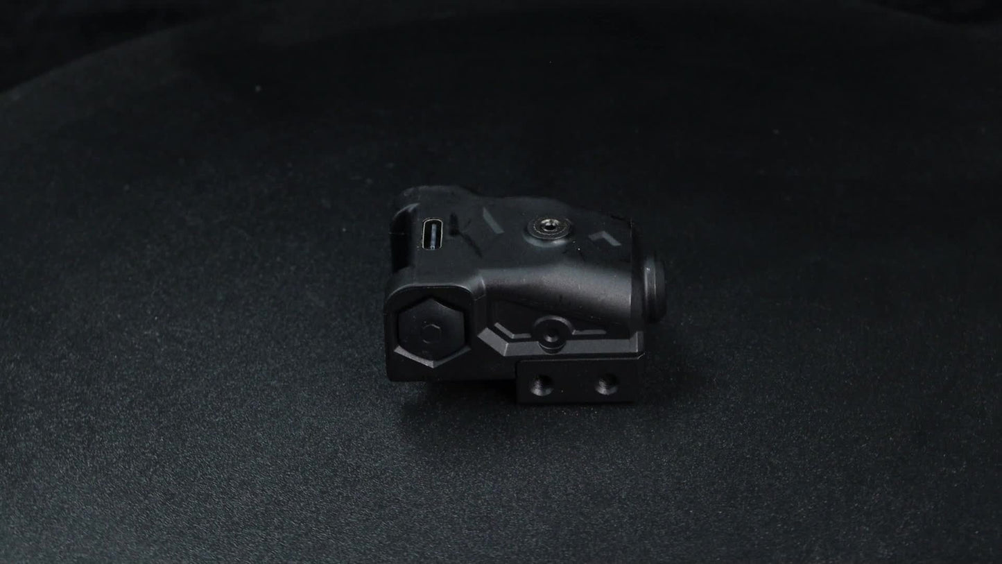 Pistol Laser Sight Ultra Compact Red Green Purple Laser for Guns with Type-C Charging – Universal 20mm Picatinny Rail Mount, Ambidextrous ON/OFF Switch, Left & Right Hand Compatible
